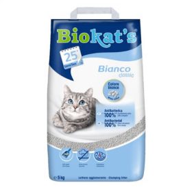   Gimpet Biokats Bianco Classic | Csomósodó macskaalom - 5 Kg