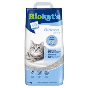   Gimpet Biokats Bianco Classic Extra | Csomósodó macskaalom - 10 Kg