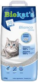 Gimpet Biokats Bianco Classic Extra | Csomósodó macskaalom - 10 Kg