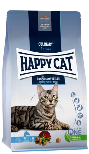 Happy Cat Culinary Quellwasser Forelle | Pisztráng ízű száraz macskatáp - 10 Kg