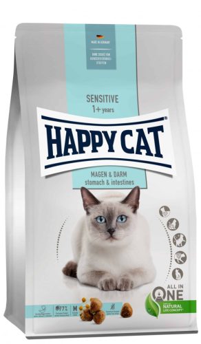 Happy Cat Sensitive Magen & Darm | Gyomor & bélrendszer, száraz macskatáp - 4 Kg