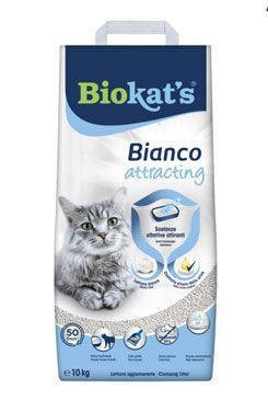 GimCat Biokats Bianco Attracting | Csomósodó macskaalom - 10 Kg