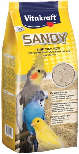 Vitakraft Sandy Vitality Plus | Madárhomok kistestű díszmadaraknak - 2,5 kg