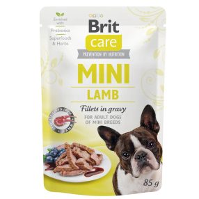   Brit Care Mini Bárány Filé Szószban Nedves Kutyatáp 85 g