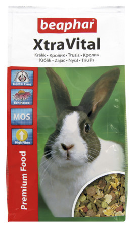 Beaphar Xtra Vital Rabbit | Teljes értékű eleség nyulaknak - 1 Kg