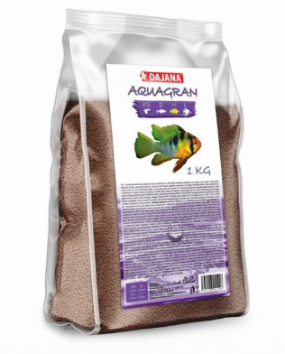 Dajana | Aquagran | Szemcsés akváriumi haleledel, M-es méret - 1 Kg