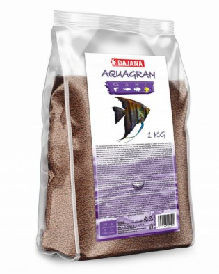 Dajana | Aquagran | Szemcsés akváriumi haleledel, L-es méret - 1 Kg