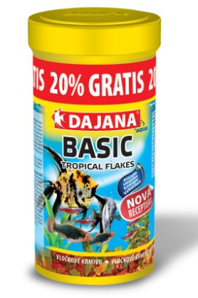 DAJANA | TROPICA basic | Lemezes haltáp - 250 ml