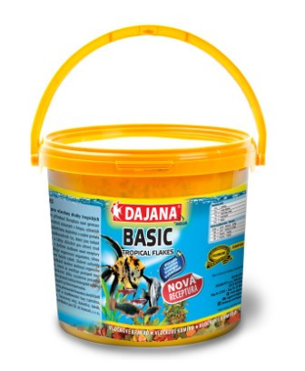 DAJANA | TROPICA basic | Lemezes haltáp vödrös - 5 L