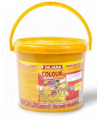 DAJANA | COLOUR | Lemezes haltáp vödrös - 5 L