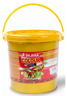 DAJANA | COLOUR | Lemezes haltáp vödrös - 10 L