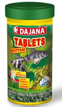 DAJANA | TABLETY | Tabletta süllyedő, haltáp - 100 ml
