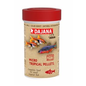   Dajana |  Micro Tropical Pellets | Mikró trópusi pellet, haltáp - 250 ml
