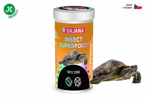 Dajana | ISF Turtle Sticks | Teljes értékű, lebegő teknős eledel - 250 ml