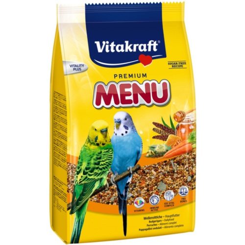 Vitakraft | Menu (Hullámos papagáj) - teljes értékű eledel - 1kg