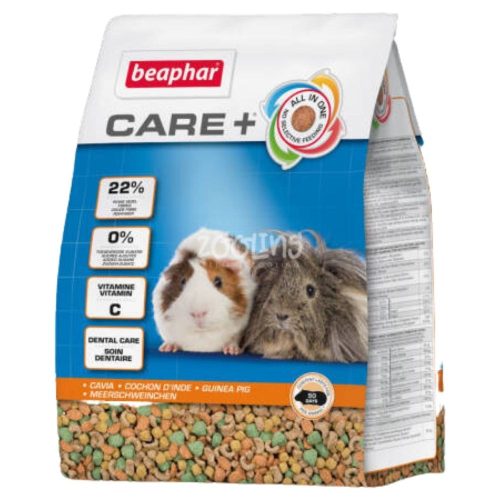 Beaphar CARE+ | Teljes értékű tengerimalac eledel - 1,5 kg