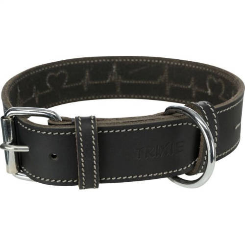 Trixie Greased Leather Collar | Bőr nyakörv - 30mm/34-40cm