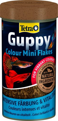 Tetra Guppy Colour Mini Flakes | Színfokozó mini lemezes táp guppik számára – 100 ml