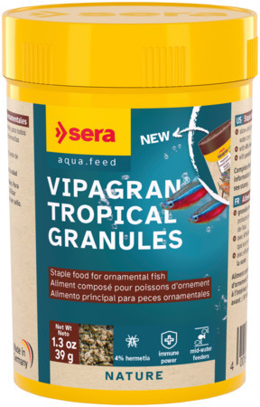 Sera Vipagran | Prémium alapeleség granulátum minden díszhal számára – 100 ml / 39 g