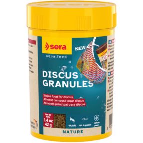   Sera Discus Granules Nature | Lassan süllyedő granulátum diszkoszhalak számára – 100 ml / 42 g