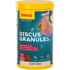   Sera Discus Granules Nature | Lassan süllyedő granulált alapeleség diszkoszhalak számára – 1000 ml / 420 g
