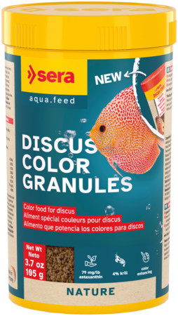 Sera Discus Color Granules | Színfokozó granulátum diszkoszhalak részére – 100 ml