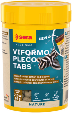 Sera Viformo Nature | Tablettás alapeleség harcsák és csíkfélék számára – 100 ml / 60 g / 275 db tabletta