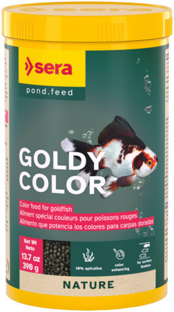Sera Goldy Color Spirulina | Színfokozó granulált táp aranyhalak részére – 100 ml