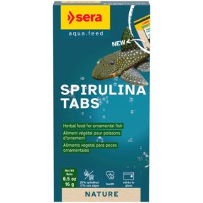   Sera Spirulina Tabs | Tapasztható növényi tablettás táp díszhalaknak – 24 tabletta / 16 g