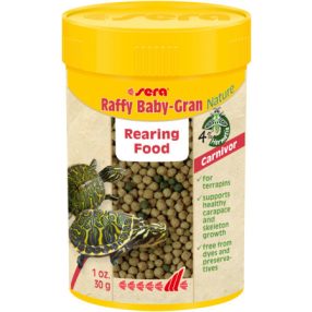   Sera Nature Raffy Baby-Gran | Granulált alapeleség fiatal vízi teknősöknek – 100 ml / 30 g