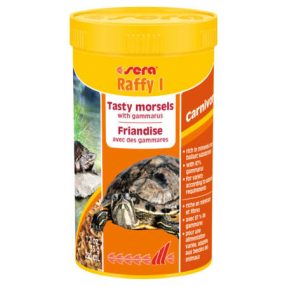   Sera Raffy Mineral | Ásványi anyagokban gazdag kiegészítő eledel hüllők számára – 250 ml / 32 g