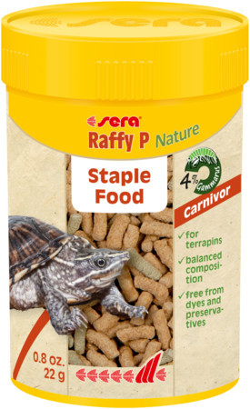 Sera Raffy P Nature | Lebegő alapeleség vízi teknősök számára – 100 ml / 22 g
