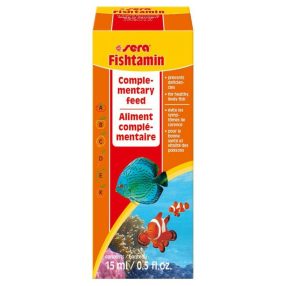   Sera Fishtamin | Multivitamin emulzió édes- és tengervízi díszhalak számára – 15 ml