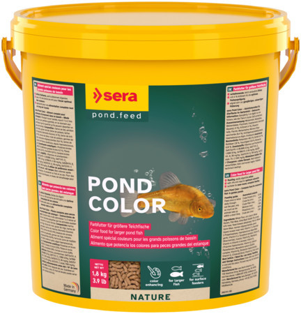 Sera Pond Color Sticks | Színfokozó úszó táprudak kerti tavi halak részére – 3,8 l