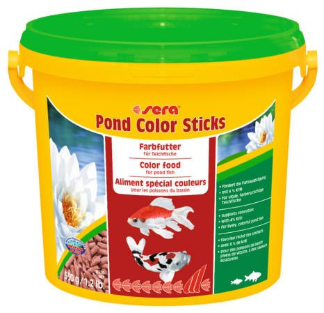 Sera Pond Color Sticks | Pond táplálék tavi halaknak - 3800 ml