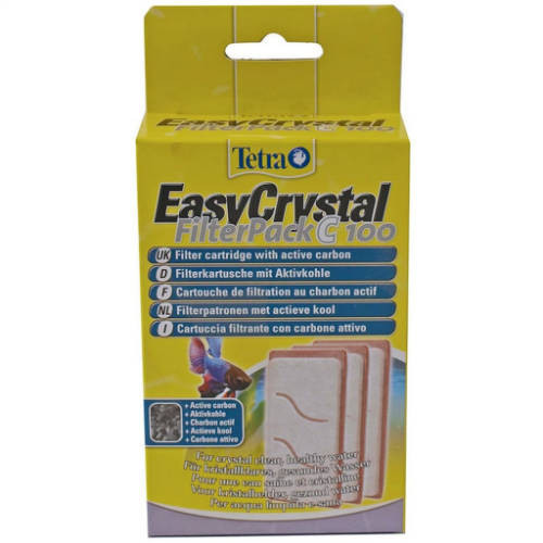 Tetra EasyCrystal FilterPack C100 | Szűrőpatron aktív szénnel - 3 db