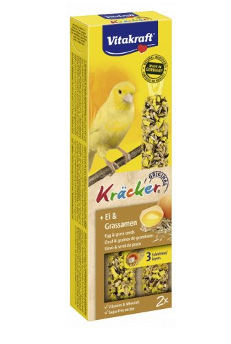 Vitakraft | Kracker | Duplarúd (tojás, fűmag) - kiegészítő eleség kanárik részére - 60g