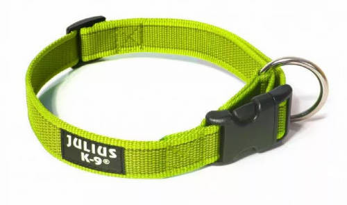 Julius K-9 | Color&Gray nyakörv, neon-szürke - 20 mm/27-42 cm