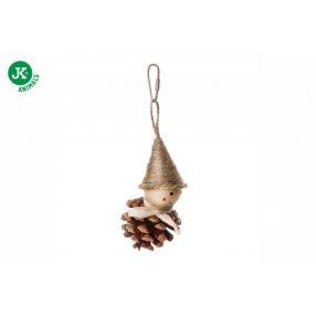 JK | Fa madárjáték tobozzal - 12 cm