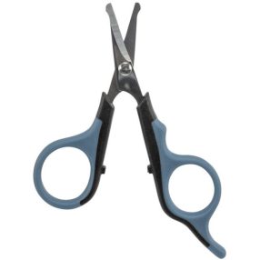   Trixie Face and Paw Scissors | Biztonsági olló fej- és tappancsszőrzet nyírásához – 9 cm