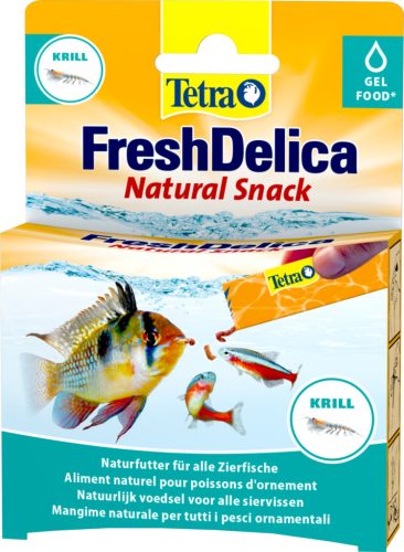 Tetra | FreshDelica | Krill | Zselés eledel | Díszhalak számára - 48 g