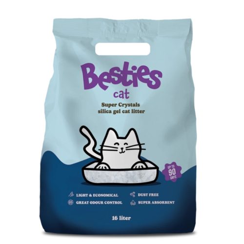 Besties Cat Super Crystals szilika gél macskaalom 16 liter
