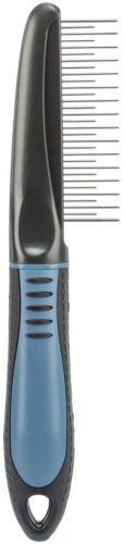 Trixie | Combi Comb – Kombinált fésű kutyáknak | Ritka és sűrű fogazat | 22 cm