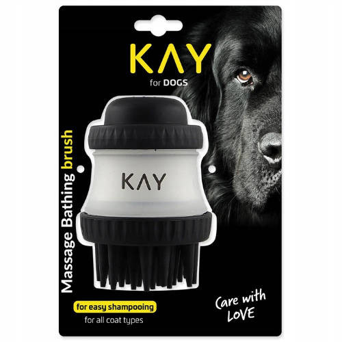 KAY Massage Bathing Brush | Masszírozó fürdetőkefe kutyák részére
