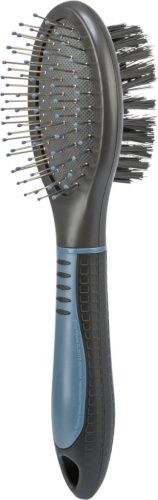 Trixie Brush Double-Sided | Ovális kétoldalas kefe kutyák részére – 5 × 19 cm