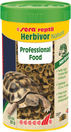 Sera Nature Reptil Professional Herbivor | Professzionális kétkomponensű táp növényevő hüllők részére – 250 ml/ 80 g