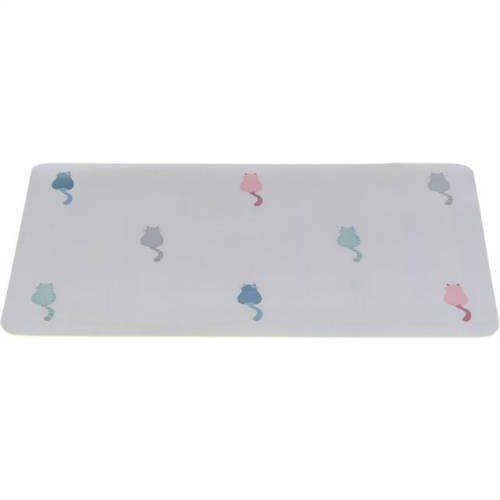 Trixie | tányéralátét zsálya szín macska minta -  44x28 cm