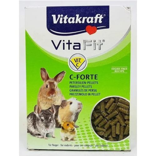 Vitakraft VitaFit C-forte | Kiegészítő eledel rágcsálóknak - Petrezselymes - 100 g