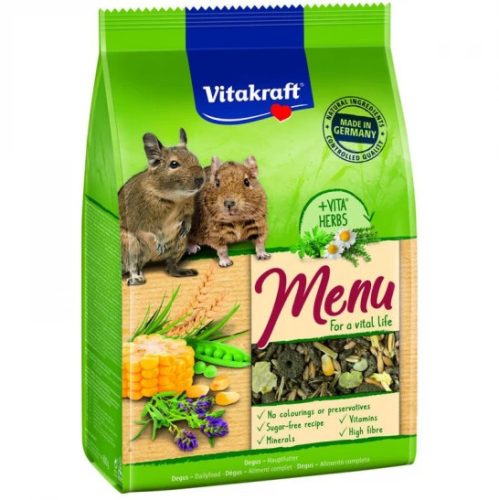 Vitakraft Menu Degu | Teljes értékű degu eledel - 600 g 