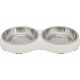 Trixie Bowl Set Stainless Steel | Rozsdamentes tál - 2 x 0,2 L